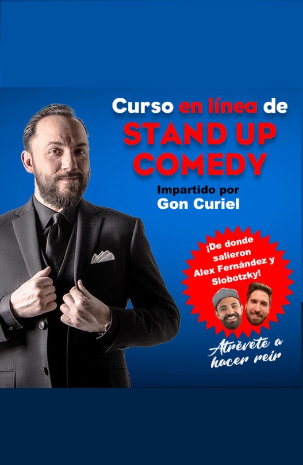 Curso en línea de Stand Up Comedy impartido por Gon Curiel